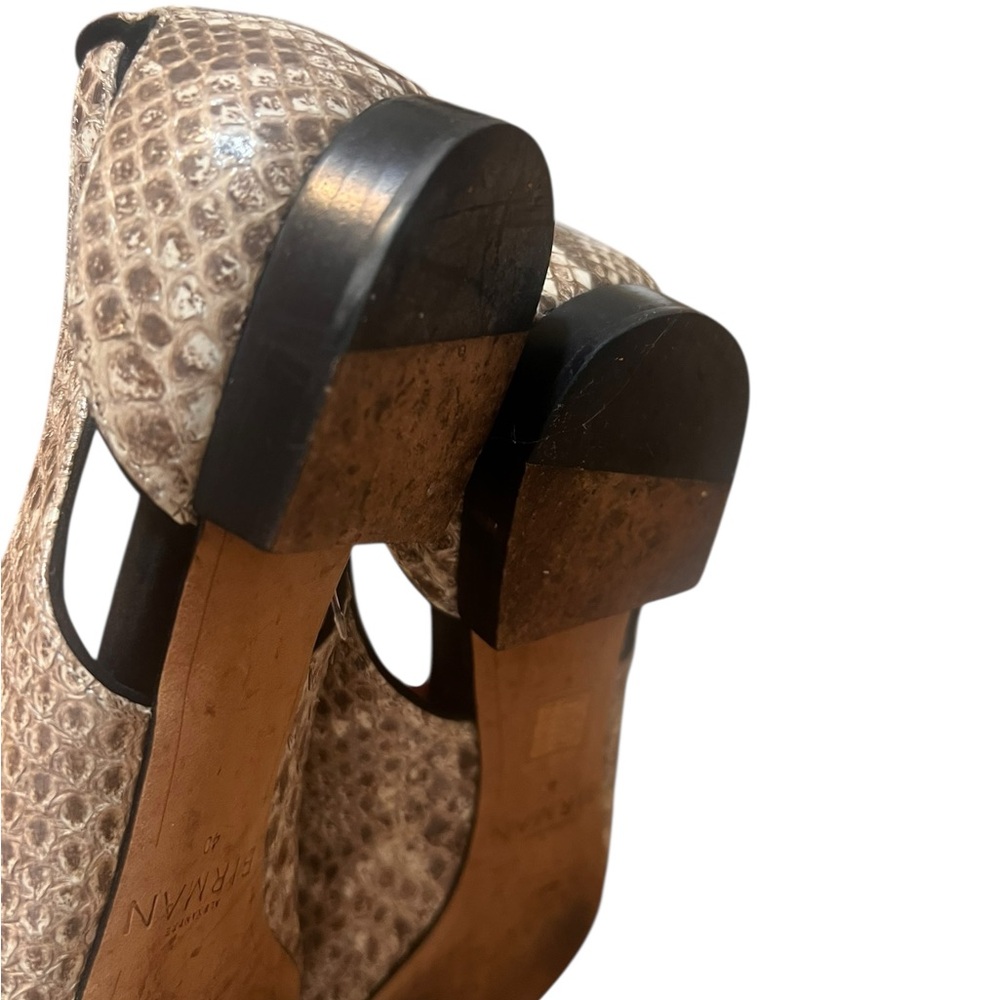 Alexandre Birman Brown Snakeskin Patterned Pointe… - image 5